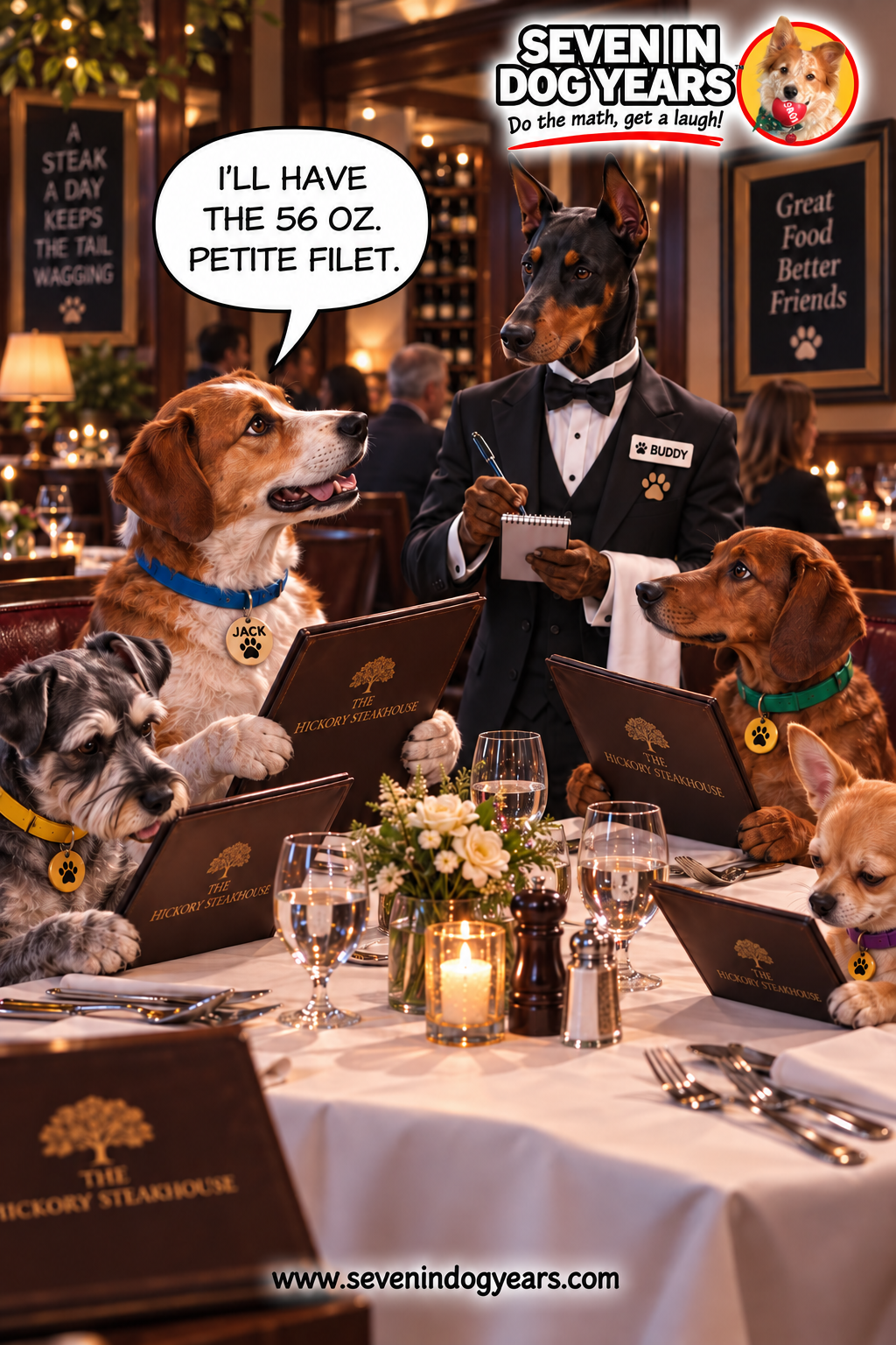 "Petite Filet" Photorealistic Digital Greeting Card
