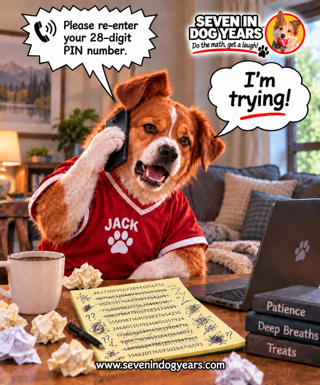 "PIN Number" Photorealistic Digital Greeting Card
