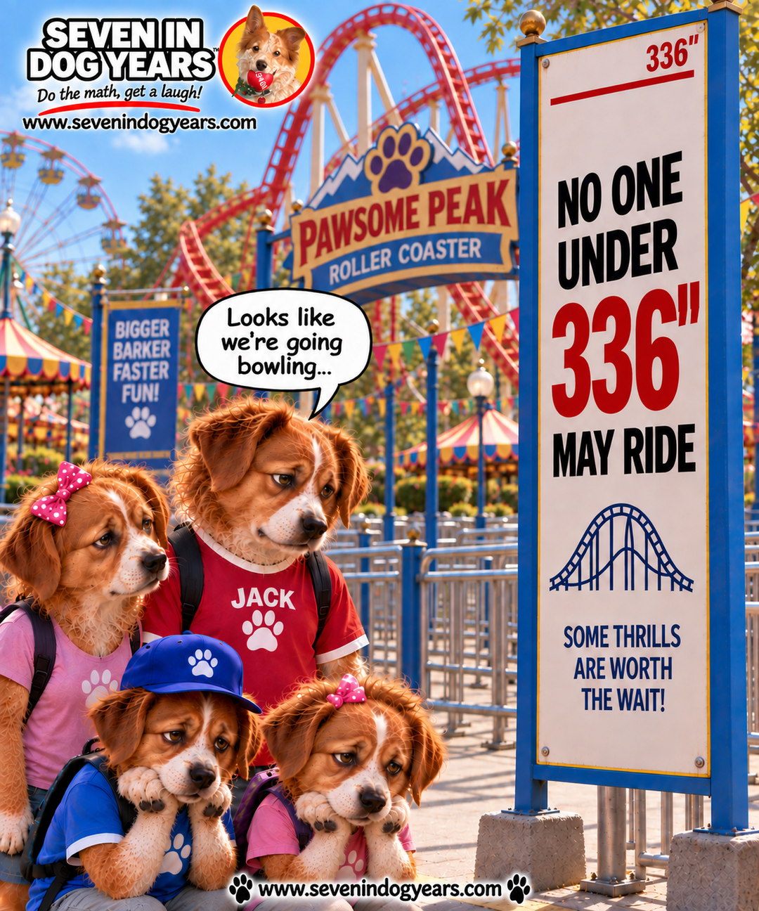 "Amusement Park" Photorealistic Digital Greeting Card